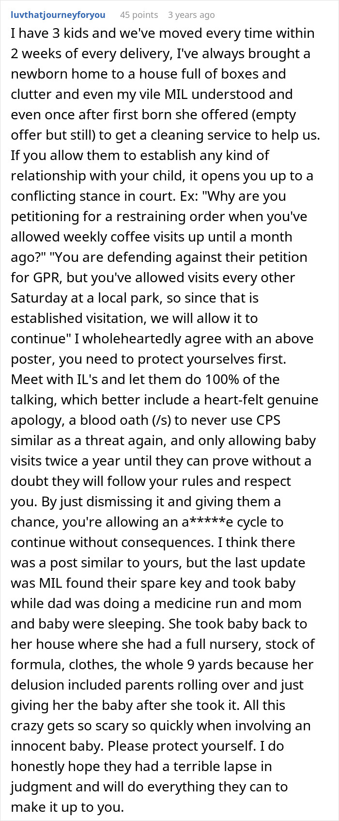 “He Would Call CPS”: In-Laws Threaten CPS After Declaring New Parents’ Home Unacceptable “He Would Call CPS”: In-Laws Threaten CPS After Declaring New Parents’ Home Unacceptable