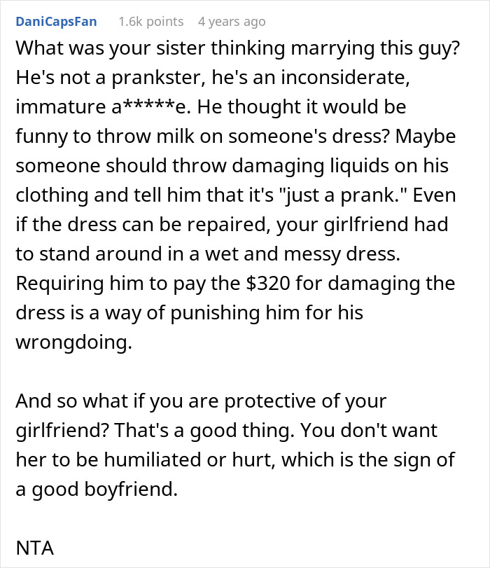 Groom Pranks BIL&rsquo;s Girlfriend Instead Of Enjoying His Wedding, Refuses To Pay For His Actions
