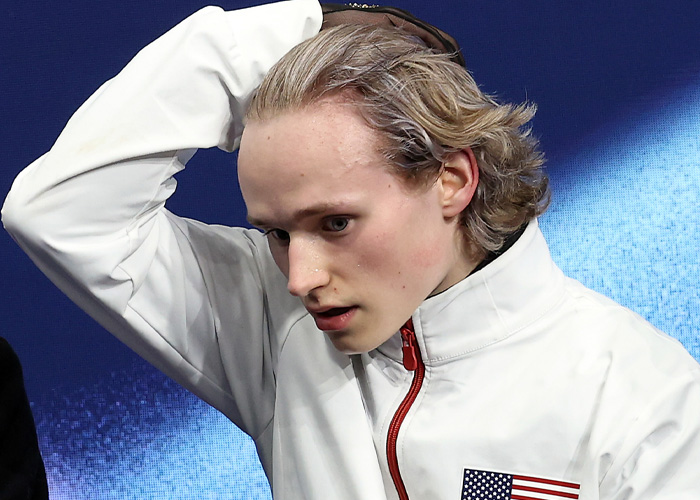 Ilia Malinin&rsquo;s Hot-Mic Reaction After Tough Olympic Showing Goes Viral