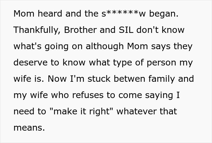 Husband Leaves Wife Behind After She Reveals What She’s Planning To Wear To Brother’s Wedding Husband Leaves Wife Behind After She Reveals What She’s Planning To Wear To Brother’s Wedding