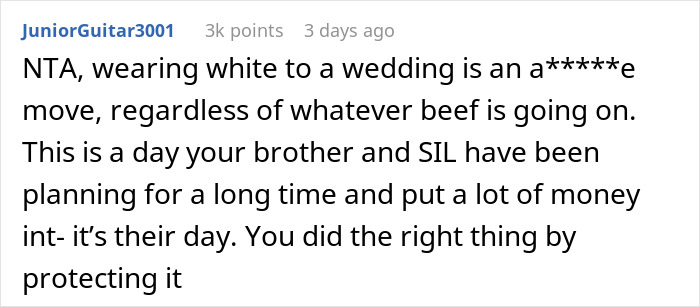 Husband Leaves Wife Behind After She Reveals What She’s Planning To Wear To Brother’s Wedding Husband Leaves Wife Behind After She Reveals What She’s Planning To Wear To Brother’s Wedding