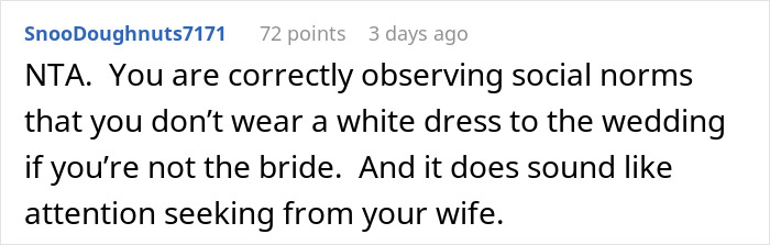 Husband Leaves Wife Behind After She Reveals What She’s Planning To Wear To Brother’s Wedding Husband Leaves Wife Behind After She Reveals What She’s Planning To Wear To Brother’s Wedding