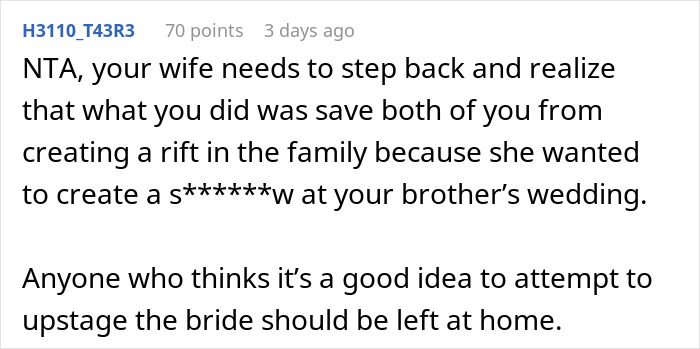 Husband Leaves Wife Behind After She Reveals What She’s Planning To Wear To Brother’s Wedding Husband Leaves Wife Behind After She Reveals What She’s Planning To Wear To Brother’s Wedding