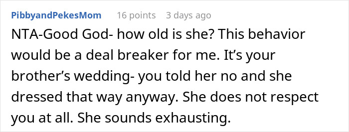 Husband Leaves Wife Behind After She Reveals What She’s Planning To Wear To Brother’s Wedding Husband Leaves Wife Behind After She Reveals What She’s Planning To Wear To Brother’s Wedding