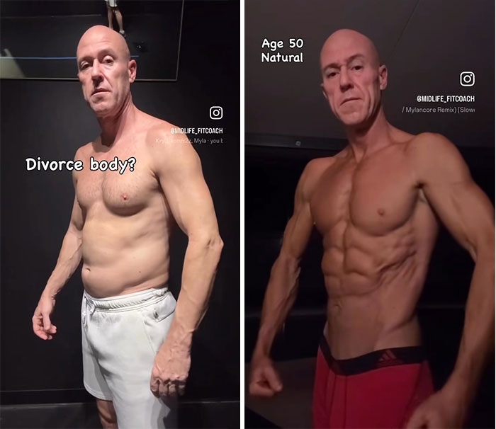 “The Divorce Effect”: 26 Before And After Photos Of Men Whose Divorce Was The Best Thing That Happened To Them