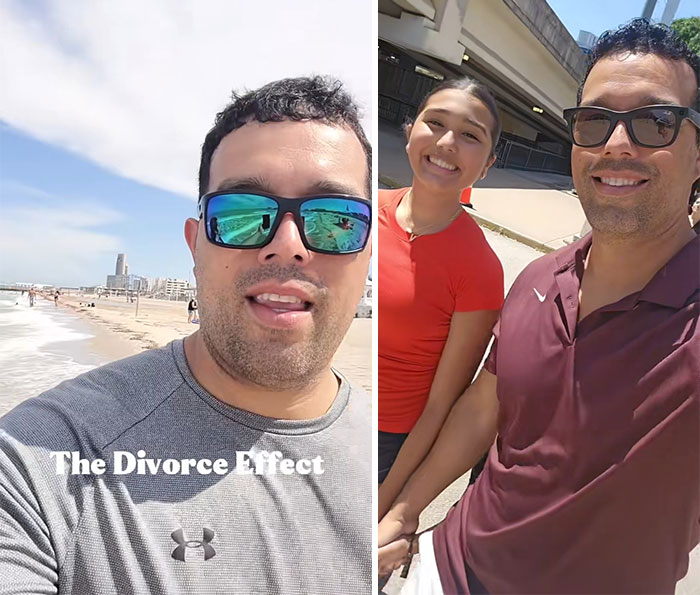 “The Divorce Effect”: 26 Before And After Photos Of Men Whose Divorce Was The Best Thing That Happened To Them