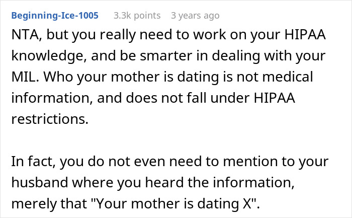 Nurse Finds MIL On A Secret Date, Can’t Tell Anyone Because Of HIPAA: “Stressing Me Out So Badly”