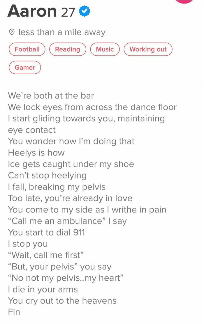 54 Tinder Profiles That Went So Off The Rails That Even Cupid Did A Double Take 54 Tinder Profiles That Went So Off The Rails That Even Cupid Did A Double Take