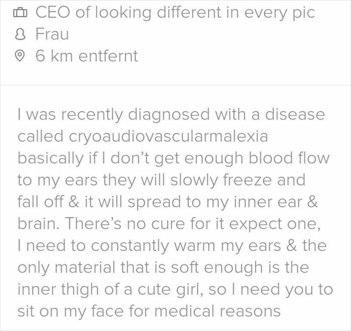 54 Tinder Profiles That Went So Off The Rails That Even Cupid Did A Double Take 54 Tinder Profiles That Went So Off The Rails That Even Cupid Did A Double Take