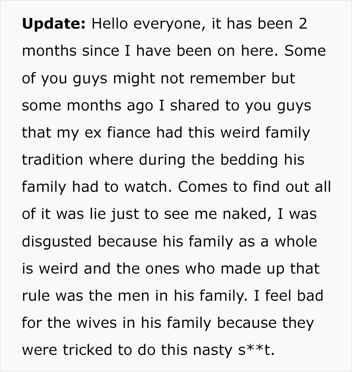 &ldquo;It Would End Soon&rdquo;: Woman Cancels Wedding After Learning About Fianc&eacute;&rsquo;s Family&rsquo;s &lsquo;Tradition&rsquo;