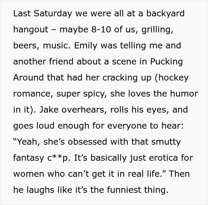 Woman’s Enjoyment Of “Spicy Books” Causes A Stir At A Party That Left Her Husband Humiliated Woman’s Enjoyment Of “Spicy Books” Causes A Stir At A Party That Left Her Husband Humiliated