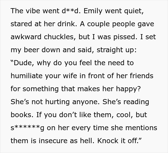 Woman’s Enjoyment Of “Spicy Books” Causes A Stir At A Party That Left Her Husband Humiliated Woman’s Enjoyment Of “Spicy Books” Causes A Stir At A Party That Left Her Husband Humiliated