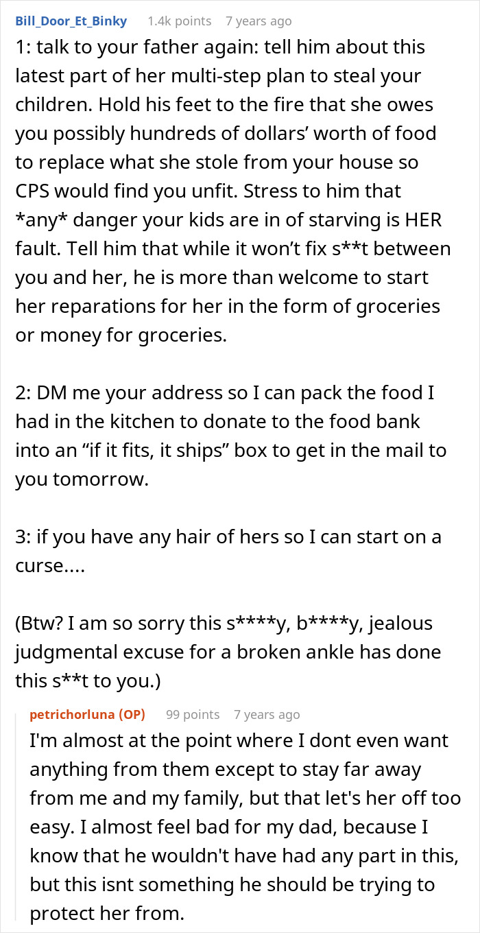 Couple Suspects Wife’s “Hamburglar” Step-Mom Steals All Their Food To Warrant A CPS Visit Couple Suspects Wife’s “Hamburglar” Step-Mom Steals All Their Food To Warrant A CPS Visit