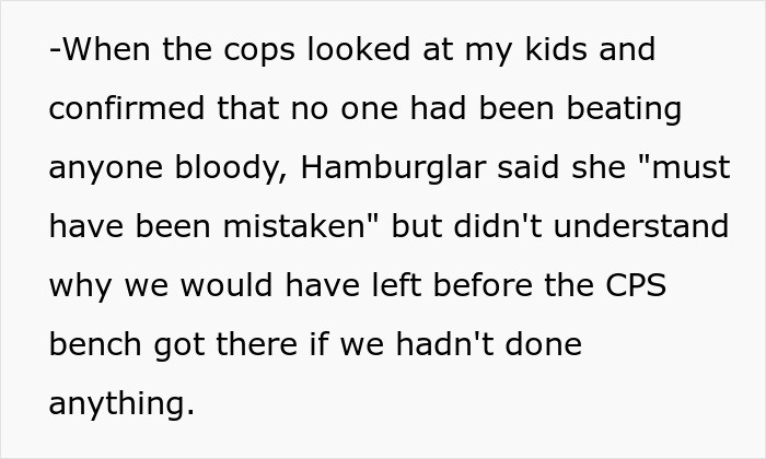 Couple Suspects Wife’s “Hamburglar” Step-Mom Steals All Their Food To Warrant A CPS Visit Couple Suspects Wife’s “Hamburglar” Step-Mom Steals All Their Food To Warrant A CPS Visit