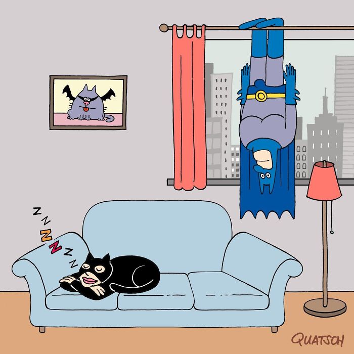 27 Absurd And Witty Comics Depicting Ridiculous Situations By Quatsch (New Pics)