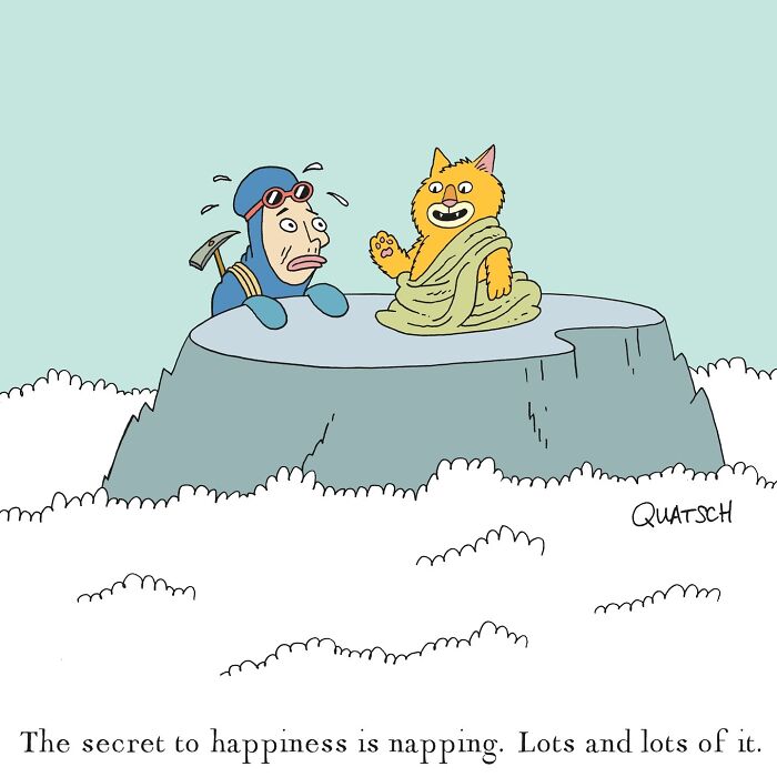 27 Absurd And Witty Comics Depicting Ridiculous Situations By Quatsch (New Pics)