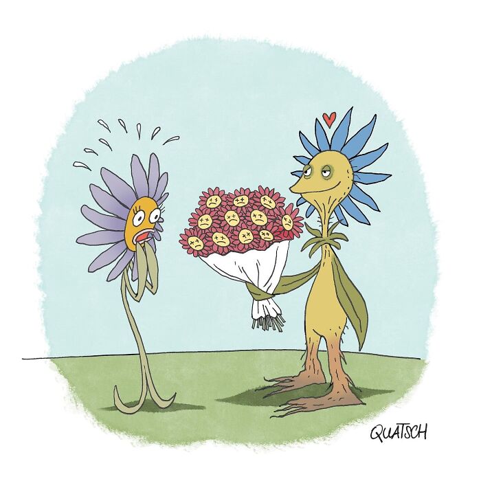 27 Absurd And Witty Comics Depicting Ridiculous Situations By Quatsch (New Pics)