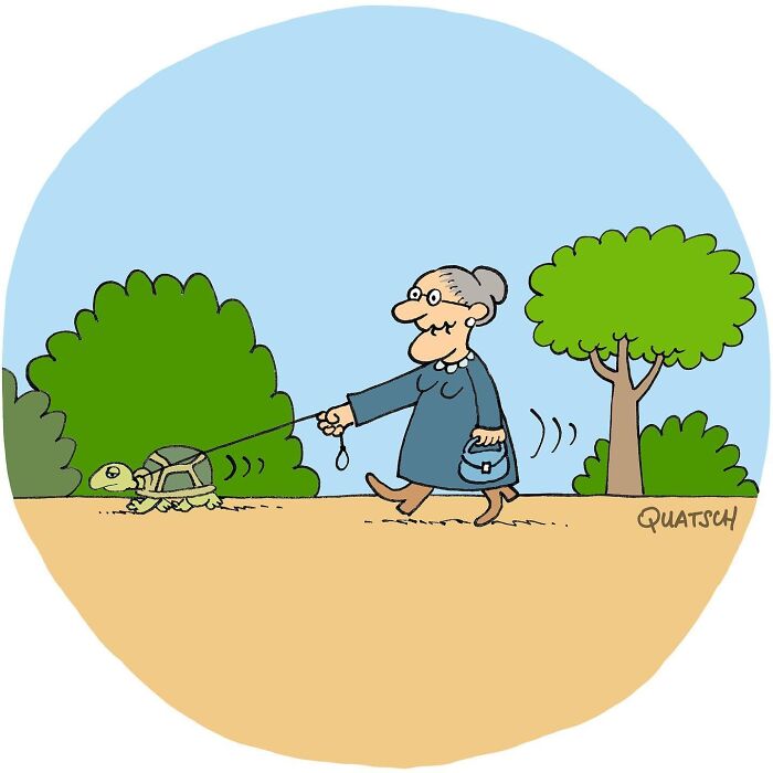 27 Absurd And Witty Comics Depicting Ridiculous Situations By Quatsch (New Pics)