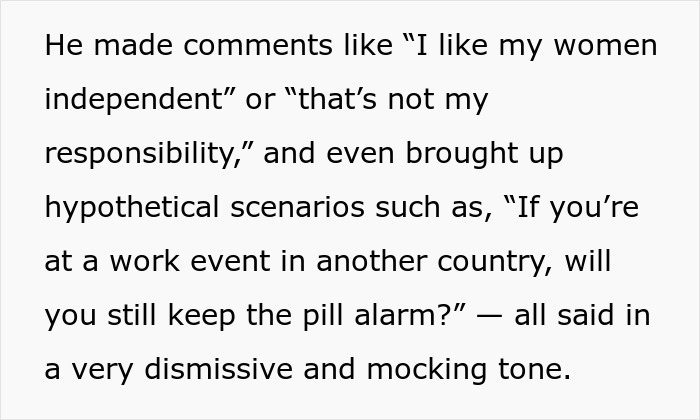 Couple Treats Birth Control Like Teamwork, Friend Treats A Pill Alarm Like A Threat To Masculinity Couple Treats Birth Control Like Teamwork, Friend Treats A Pill Alarm Like A Threat To Masculinity