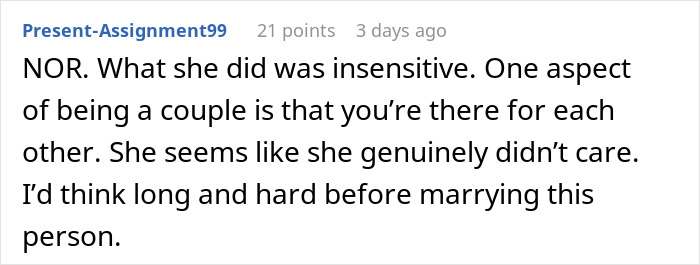 Man Learns “In Sickness And In Health” Is A Lie When His Fiancée Prioritizes Coffee Over His Misery Man Learns “In Sickness And In Health” Is A Lie When His Fiancée Prioritizes Coffee Over His Misery