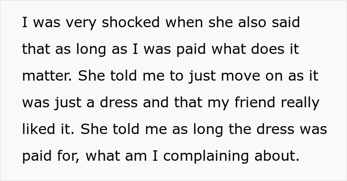 Teen Takes Petty Revenge On Entitled Friend After She Sends Her Money Instead Of Returning Her Dress Teen Takes Petty Revenge On Entitled Friend After She Sends Her Money Instead Of Returning Her Dress