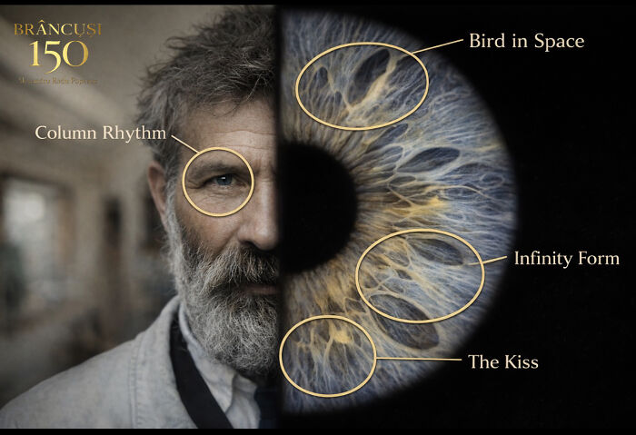 I Explored Brâncuși’s Vision Through A Human Iris Here’s The Story Behind This Portrait I Explored Brâncuși’s Vision Through A Human Iris Here’s The Story Behind This Portrait