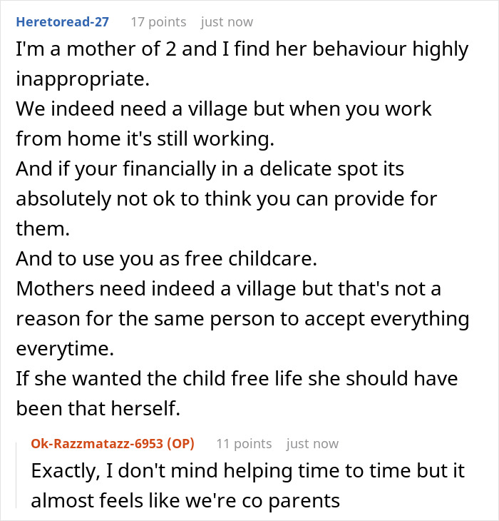 Entitled Mom Wants Childfree Bestie To Babysit For Free And Feed Her Kids Each Time, Bestie Refuses