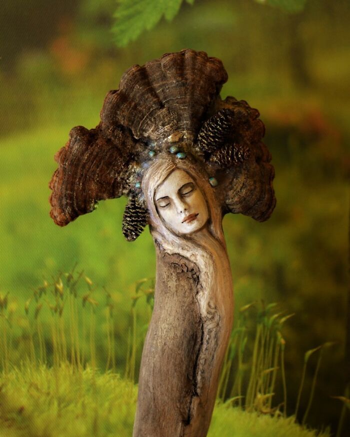 I Transform Driftwood Into Ethereal Guardians Of The Forest And Sea (29 New Pics)