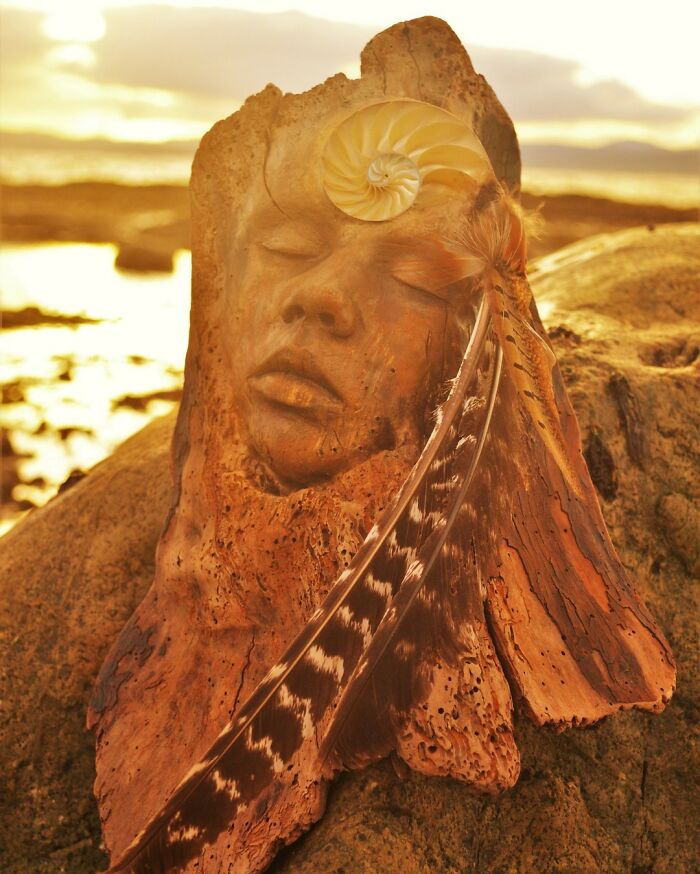 I Transform Driftwood Into Ethereal Guardians Of The Forest And Sea (29 New Pics)