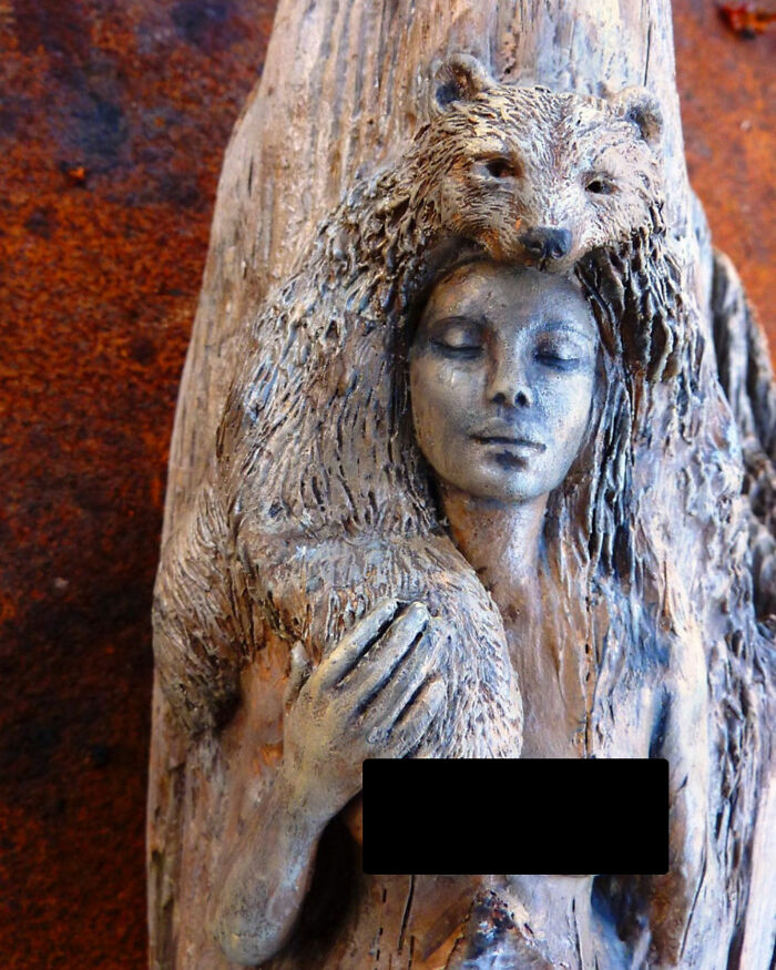 I Transform Driftwood Into Ethereal Guardians Of The Forest And Sea (29 New Pics)