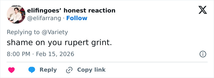 Rupert Grint Slammed For ‘Spineless’ Response To ‘Rise In Fascism’ After Years Of Silence Rupert Grint Slammed For ‘Spineless’ Response To ‘Rise In Fascism’ After Years Of Silence