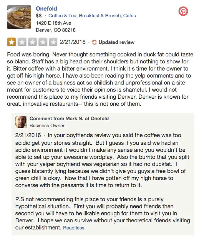55 Times Businesses Threw Massive Tantrums Over Bad Reviews 55 Times Businesses Threw Massive Tantrums Over Bad Reviews