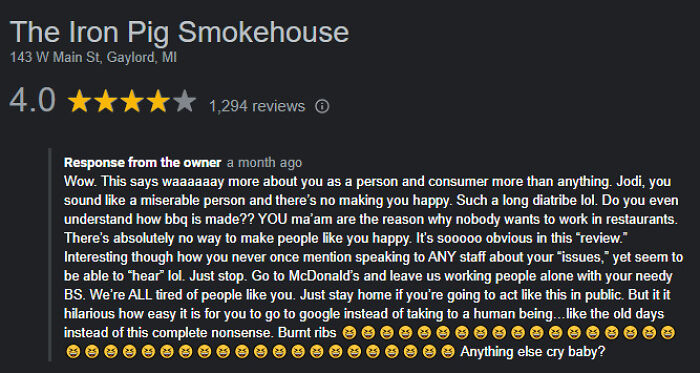 55 Times Businesses Threw Massive Tantrums Over Bad Reviews 55 Times Businesses Threw Massive Tantrums Over Bad Reviews