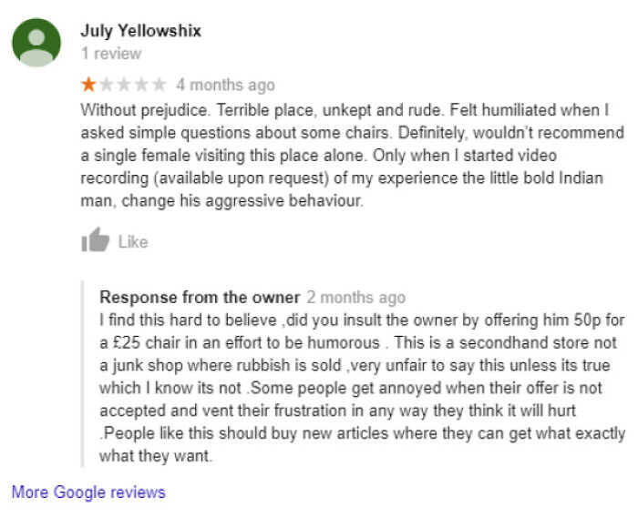 55 Times Businesses Threw Massive Tantrums Over Bad Reviews 55 Times Businesses Threw Massive Tantrums Over Bad Reviews