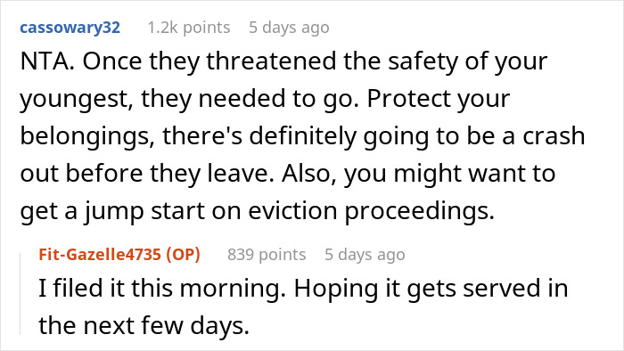 Man Upset SIL Is Evicting Him And His Messy Family When They Have Nowhere To Go Man Upset SIL Is Evicting Him And His Messy Family When They Have Nowhere To Go