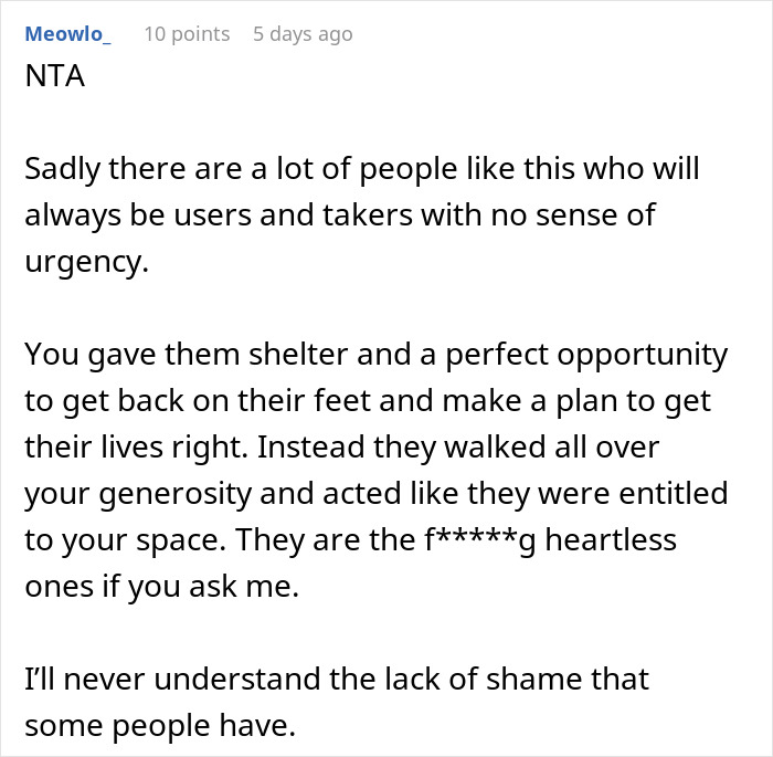 Man Upset SIL Is Evicting Him And His Messy Family When They Have Nowhere To Go Man Upset SIL Is Evicting Him And His Messy Family When They Have Nowhere To Go