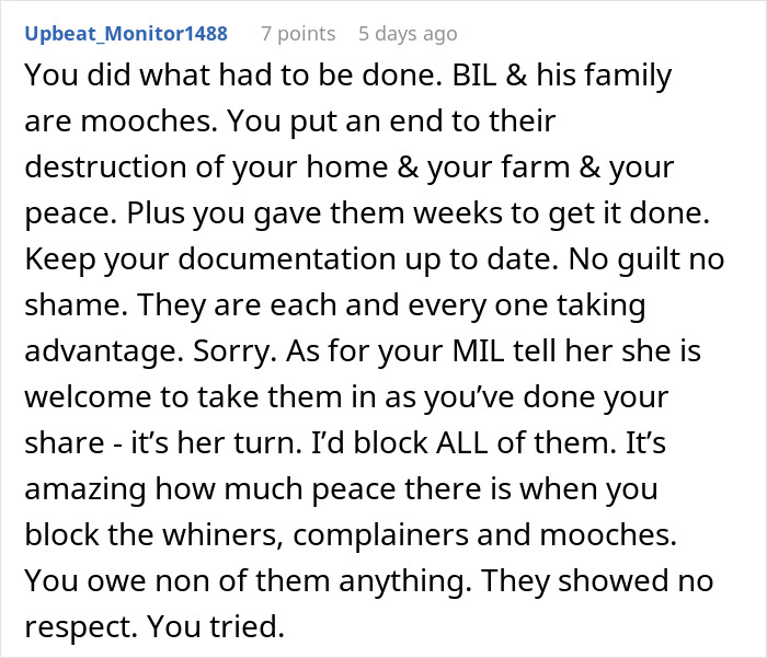 Man Upset SIL Is Evicting Him And His Messy Family When They Have Nowhere To Go Man Upset SIL Is Evicting Him And His Messy Family When They Have Nowhere To Go