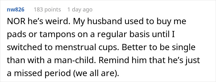 Guy Leaves Girlfriend’s Apartment Upset, She Later Finds Out It’s Because Of Period Products Guy Leaves Girlfriend’s Apartment Upset, She Later Finds Out It’s Because Of Period Products