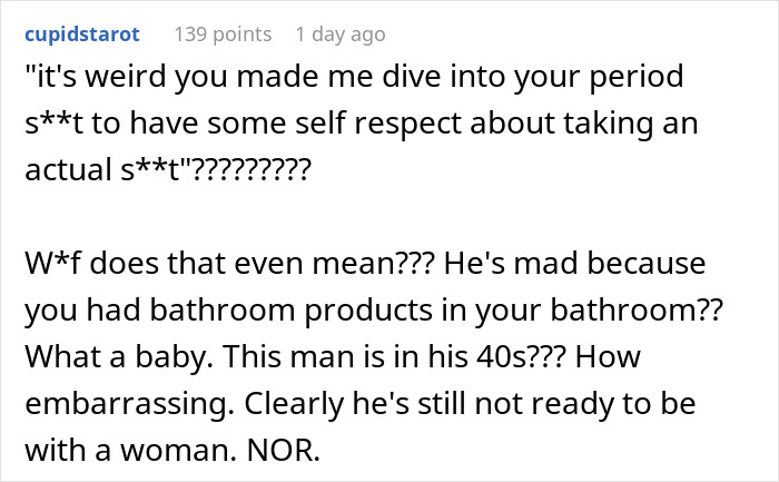 Guy Leaves Girlfriend’s Apartment Upset, She Later Finds Out It’s Because Of Period Products Guy Leaves Girlfriend’s Apartment Upset, She Later Finds Out It’s Because Of Period Products