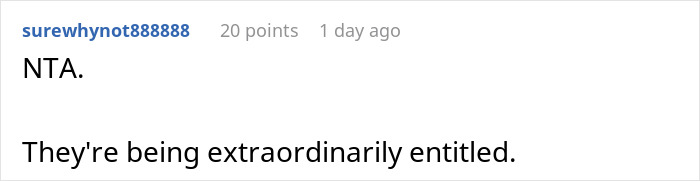 Family Demands Woman Make Separate Meals For Them: “Don’t Want To Eat What My Doctor Told Me” Family Demands Woman Make Separate Meals For Them: “Don’t Want To Eat What My Doctor Told Me”