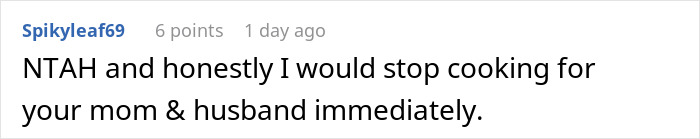 Family Demands Woman Make Separate Meals For Them: “Don’t Want To Eat What My Doctor Told Me” Family Demands Woman Make Separate Meals For Them: “Don’t Want To Eat What My Doctor Told Me”