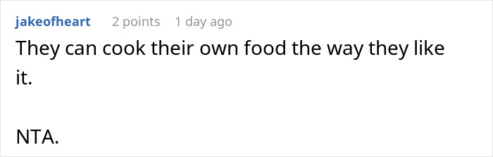 Family Demands Woman Make Separate Meals For Them: “Don’t Want To Eat What My Doctor Told Me” Family Demands Woman Make Separate Meals For Them: “Don’t Want To Eat What My Doctor Told Me”