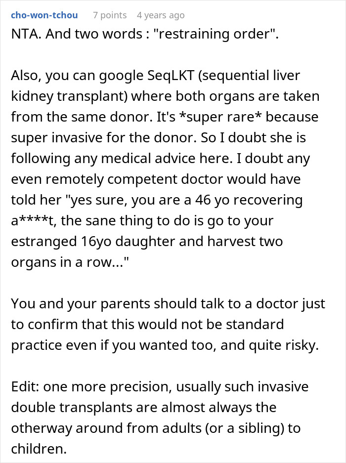 Mom Gives Up Daughter For Adoption, Returns 15 Years Later When Her Kidneys And Liver Are Failing Mom Gives Up Daughter For Adoption, Returns 15 Years Later When Her Kidneys And Liver Are Failing