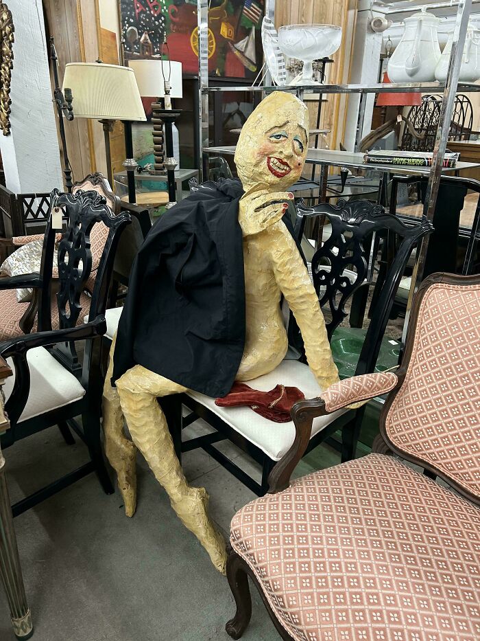 68 Wildly Questionable Thrift Store Treasures That Feel Like They Escaped Another Dimension