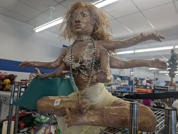 68 Wildly Questionable Thrift Store Treasures That Feel Like They Escaped Another Dimension