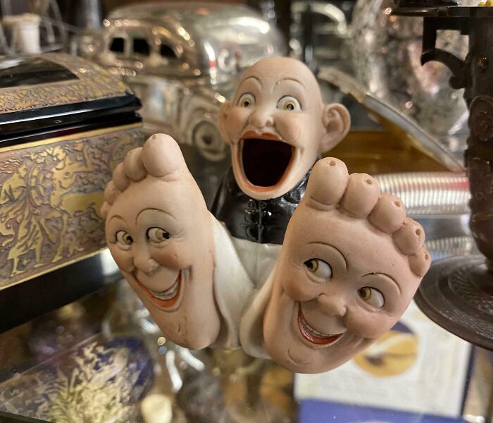 68 Wildly Questionable Thrift Store Treasures That Feel Like They Escaped Another Dimension