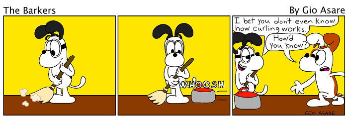 I Added The Winter Olympics Into My Barkers Comics Series