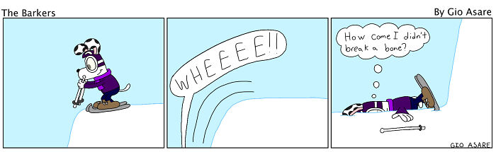 I Added The Winter Olympics Into My Barkers Comics Series