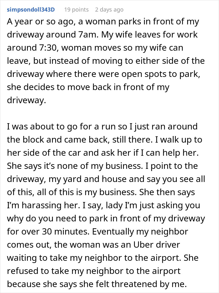 Guy Explodes At Woman After Parking In Her Driveway, Shuts Up The Second Her Male Friend Appears Guy Explodes At Woman After Parking In Her Driveway, Shuts Up The Second Her Male Friend Appears