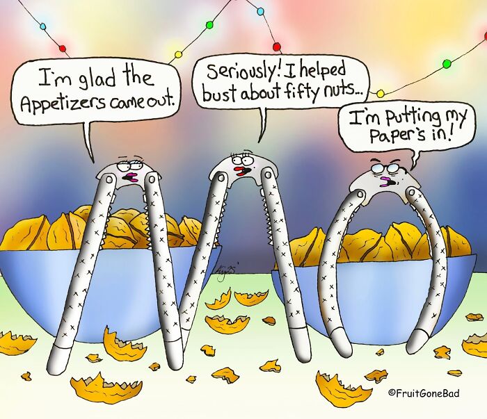 37 One-Panel Comics That Show Fruits Aren’t As Innocent As They Look (New Pics) 37 One-Panel Comics That Show Fruits Aren’t As Innocent As They Look (New Pics)